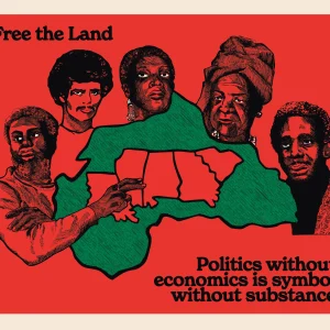 free the land print